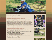 Tablet Screenshot of abingdonbordercollies.com